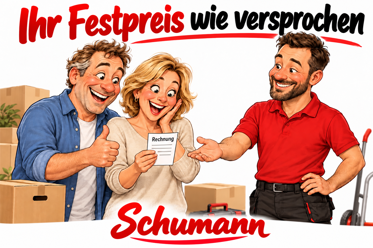 Ihr Festpreis wie versprochen – Schumann